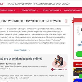 Web design: Kasynos Online